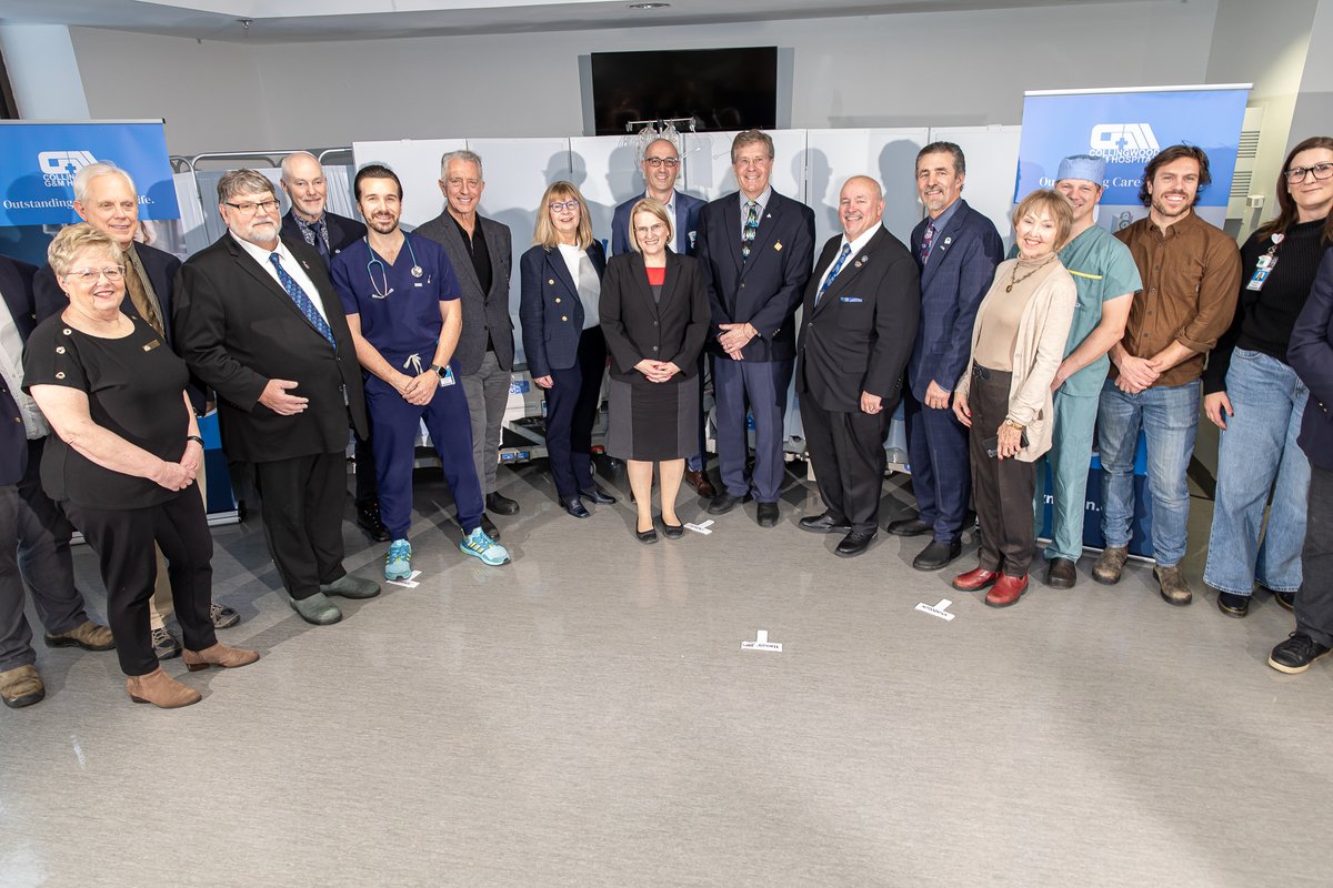 🎉 BIG NEWS for South Georgian Bay! 🎉 The Ontario government is investing up to $95.5 million to support the continued planning for a new Collingwood General and Marine Hospital! Learn more: cgmh.on.ca/news-article/o…