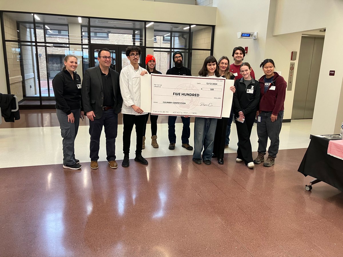 I was happy to attend the first annual PepsiCo and Argo Community High School Culinary competition. The six teams that competed did an outstanding job with their dishes. Big congrats to the winning team!