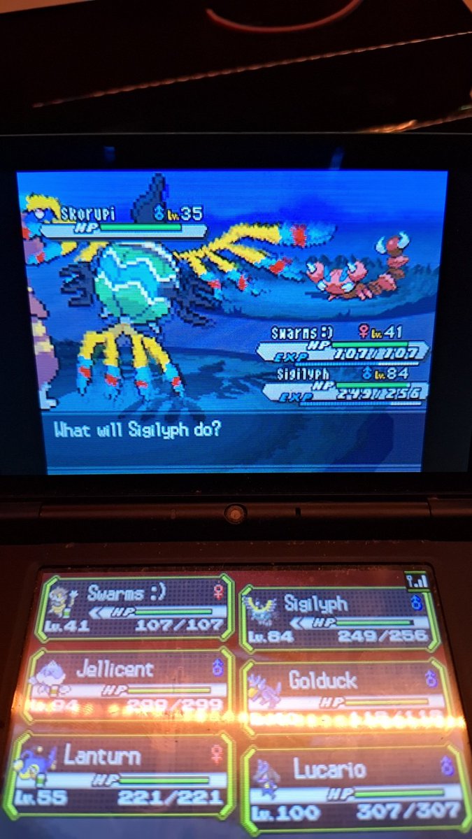 1amnod's tweet image. 8,169 RE for shiny Skorupi! One of two targets i was going for :)