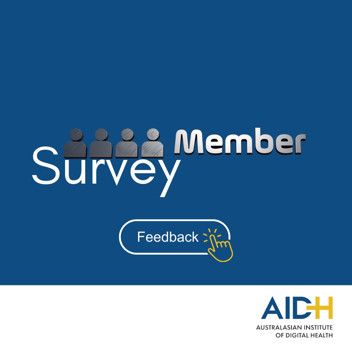 📢 Attention AIDH Members! Our member survey closes on Monday, 16 December at 9 AM. Don't miss your chance to have your say! 🗣️  Check your inbox for more information about the member survey. #AIDH #MemberSurvey #DigitalHealth