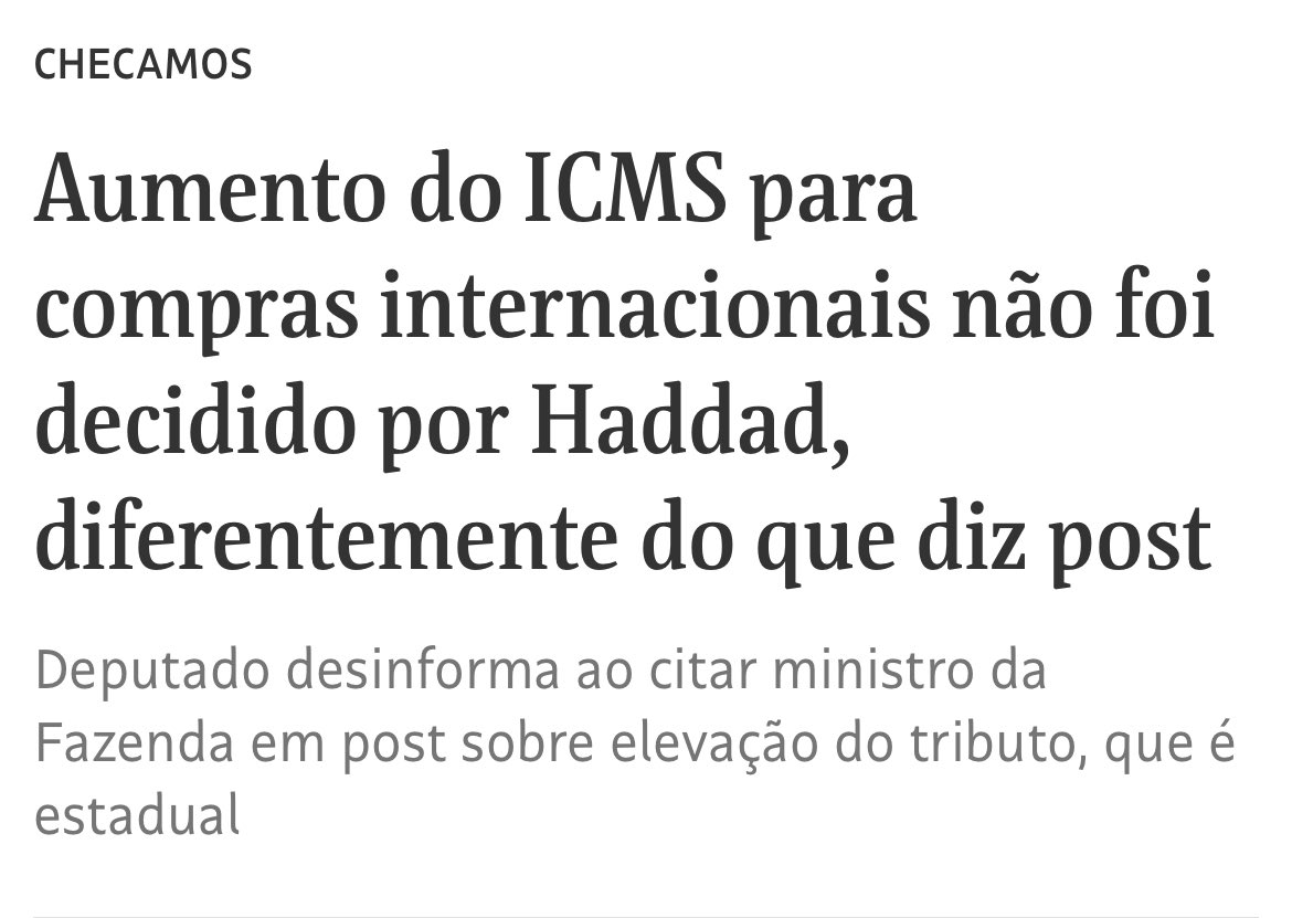 Eles espalham mentiras. A gente compartilha a verdade. 

O ICMS é de responsabilidade dos governos estaduais