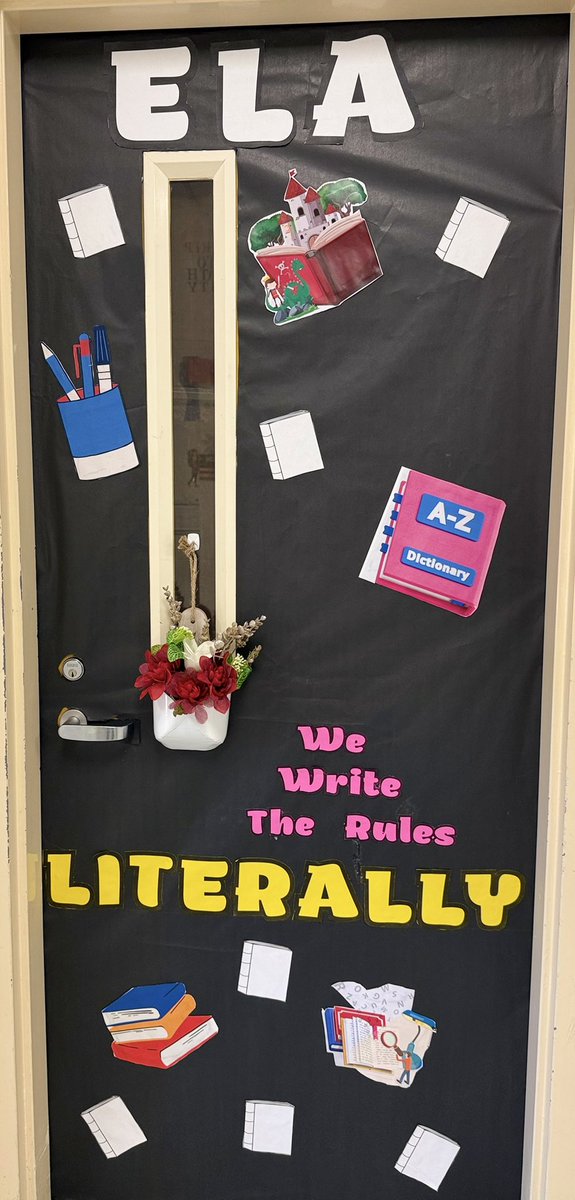 SMSMathTeacher's tweet image. Battle of the Subjects: Classroom Door Edition! Somehow, I ended up doing all the doors 😅
@AAMrFlowers @YvetteChristi16 @istaypersistent @Math_HCS @ATMMathematics @teachergoals