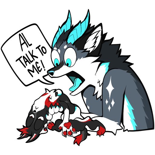 Just cause I really like these and like to show them off, here’s a few of my stickers!
All of them by <a href="/angiewolfartist/">ワンワン🪐</a>!