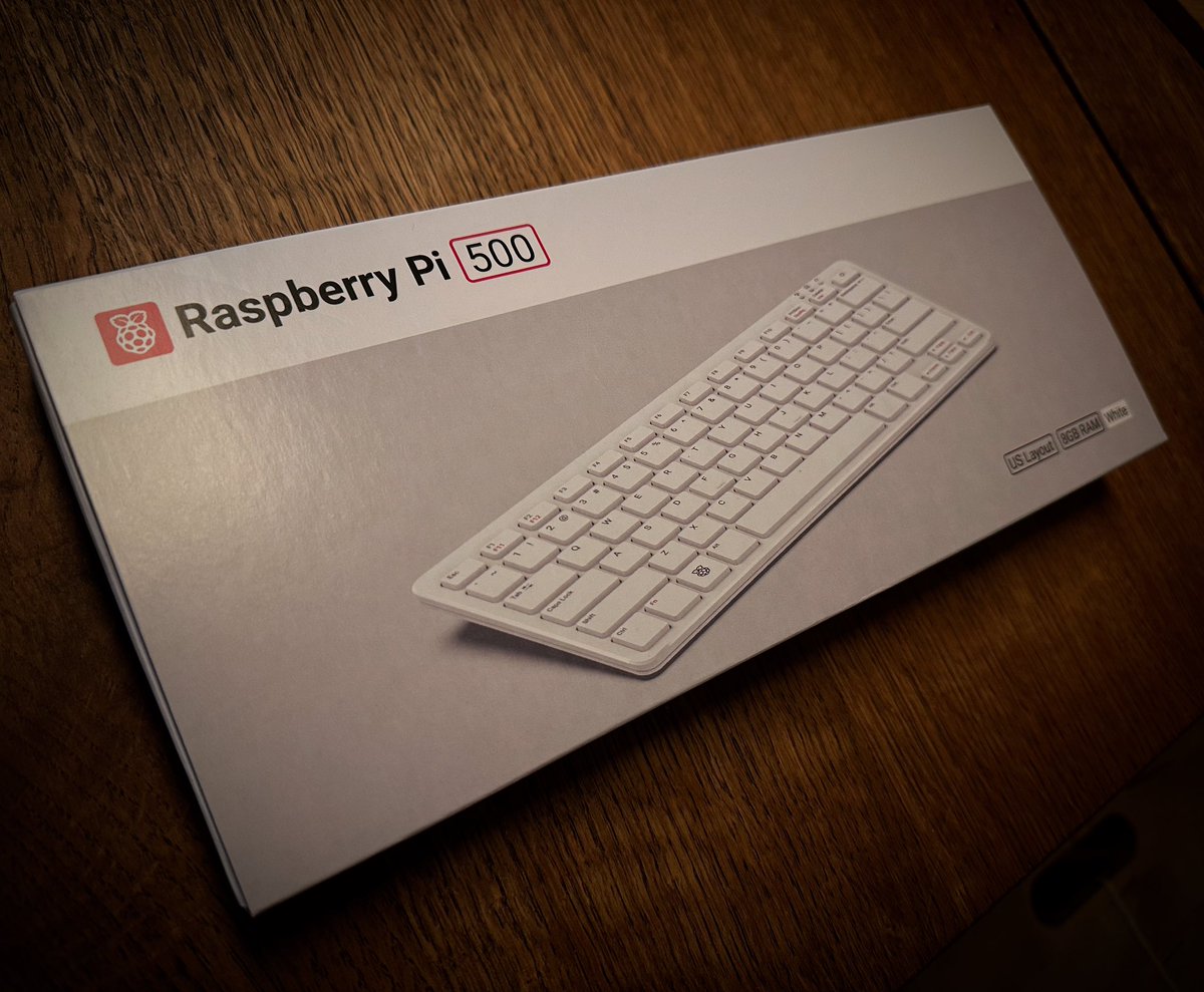 nicksak's tweet image. Got to try out the Raspberry Pi 500 today. Like its predecessor, the firm factor is great, but since the 400 came out we have grown accustomed to be able to add SSDs to our Pi’s so it’s a little bit disappointing that the 500 isn’t built to accommodate that. #raspberrypi500