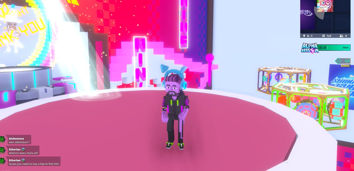 Asimg007's tweet photo. Rocking out at the @wearegalantis Stage in @TheSandboxGame. The virtual crowd is going wild! 🎉🔊 https://t.co/mzLeWw570Q #TheSandbox #AlphaSeason4 #AS4SocialChallenge https://t.co/8Fpf5hc8Wc