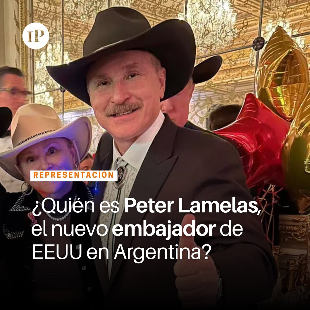 iProfesional's tweet image. 📌Peter #Lamelas, con más de 20 años de experiencia en medicina de emergencias, es el nuevo #embajador de Estados Unidos en Argentina.