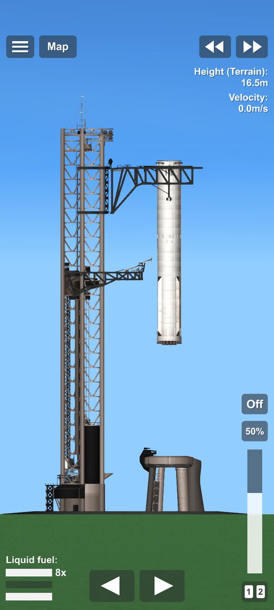 DarlanSFS's tweet image. Mechazilla NonDLC | #spaceflightsimulator |