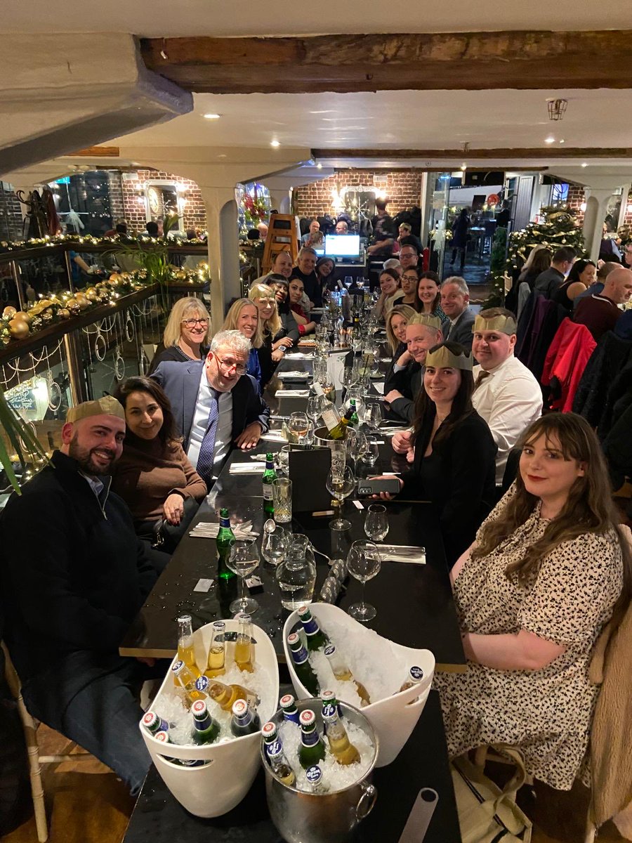 Christmas Party for Edward Fail Bradshaw and Waterson. Merry Christmas and Happy New year