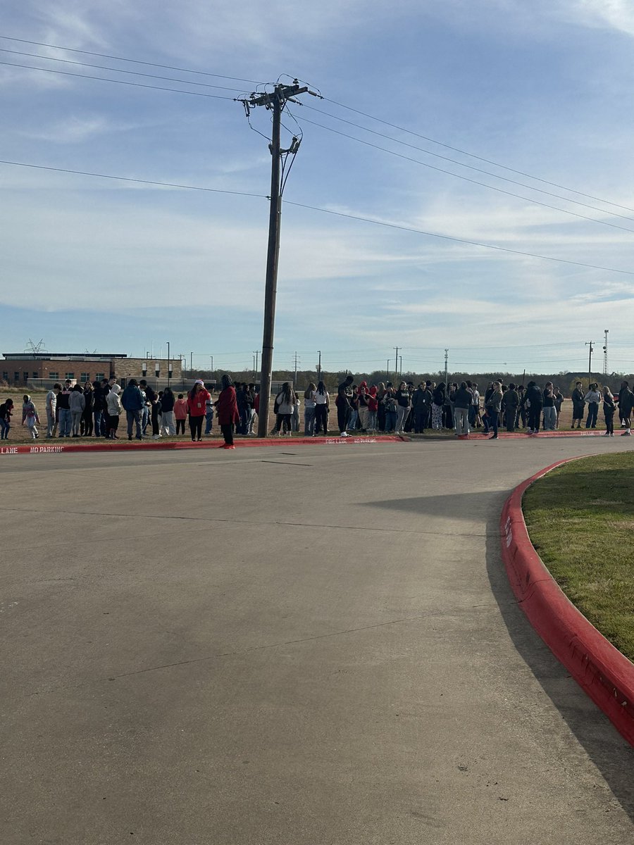 Bit of a break from learning today with a successful fire drill!