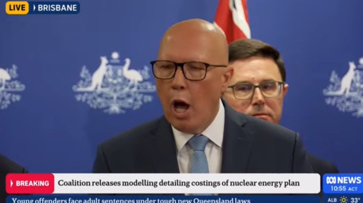 strangerous10's tweet photo. So after already having broken his promise to release full details of his Nuclear plan, Peter Dutton has the nerve today to tell Australians he STILL can’t provide details of immediate costs, insisting he’ll have “more to say” about costs in future. What a hack🤦‍♂️This is Pathetic https://t.co/5qVyhnqAIi