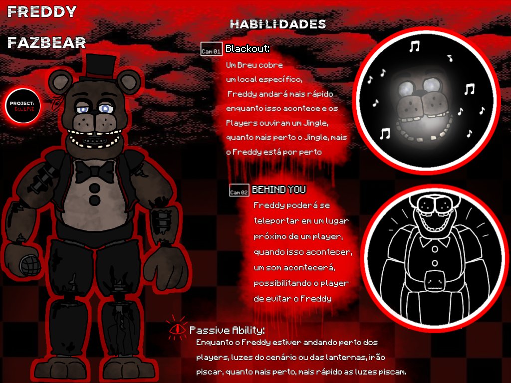 V01D_341's tweet image. 1- FREDDY FAZBEAR #PROJECTECLIPSE