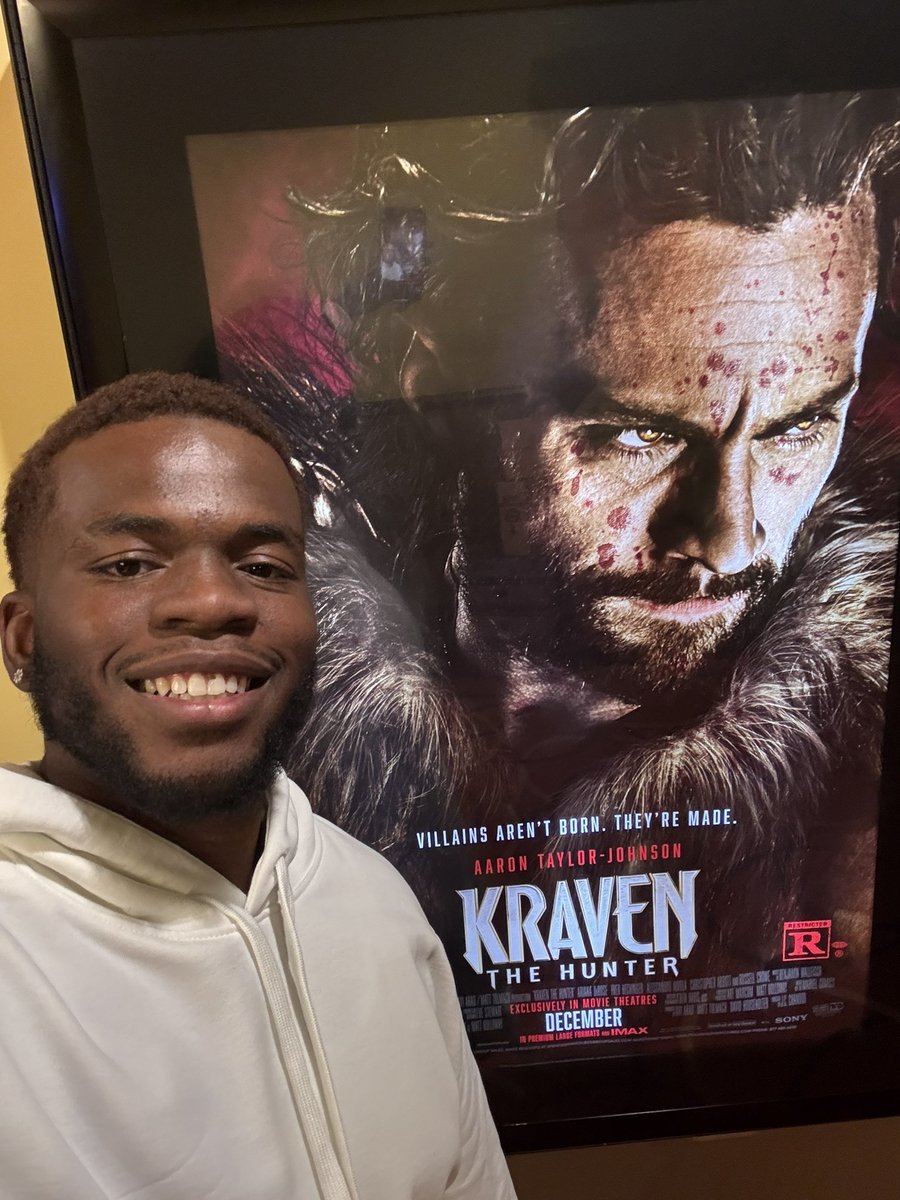 imdavisss's tweet image. Bout to watch Kraven The Hunter! Hopefully Sony cooked 🙏🏾