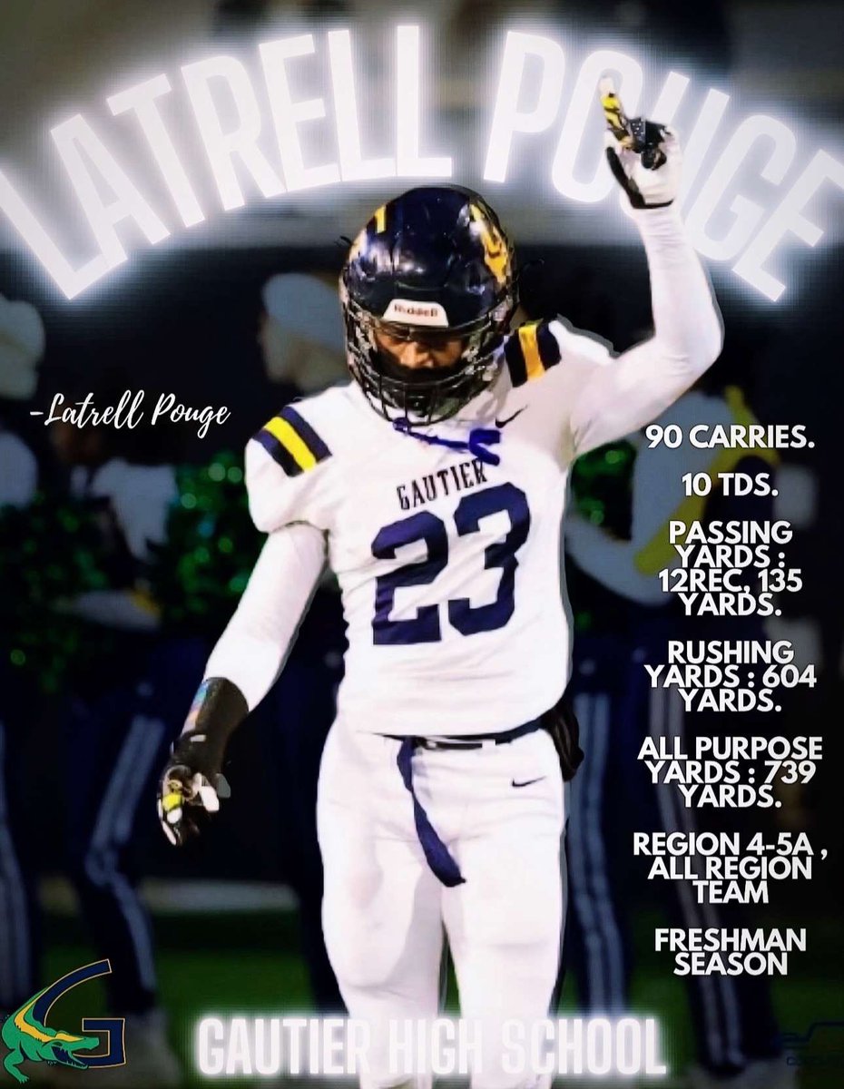 Sophomore season loading ‼️🙏<a href="/hunter15collins/">Hunter Collins</a> <a href="/GautierFB/">Gautier Football</a> <a href="/COACHMARCHIGH/">Marc High</a> <a href="/Fredrick07N/">Fredrick Nicholson</a> <a href="/Coach_BlankDL/">Dominic Blankenship</a> <a href="/trey_irving3/">Trey Irving</a> <a href="/LawrencHopkins/">Lawrence Hopkins</a>