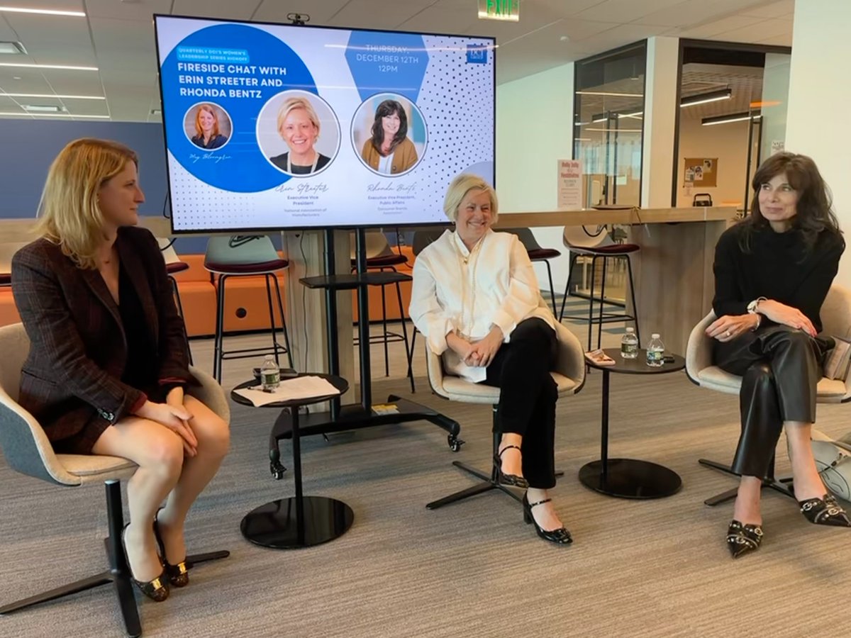 Excited to announce the launch of <a href="/DCIGroup/">DCI Group</a>'s Women’s Leadership Series! We kicked off with an inspiring fireside chat featuring <a href="/RhondaBentz/">Rhonda Bentz</a> and <a href="/erinstreeterNAM/">Erin Streeter</a>. Their insights and experiences were invaluable, and we can’t wait for more sessions ahead. Stay tuned!