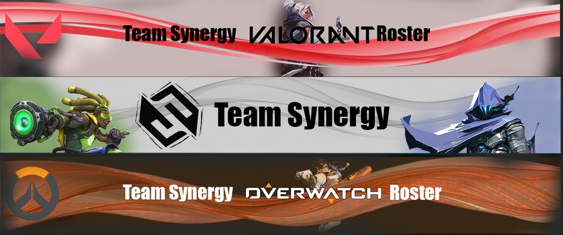 SynergiesSYN's tweet photo. Team Synergy is introducing 2 new rosters. 

The teams aren't complete so you have a chance to join one of our rosters! 
Contact oscarr_med on discord for further information. https://t.co/Bt8ycdHluy