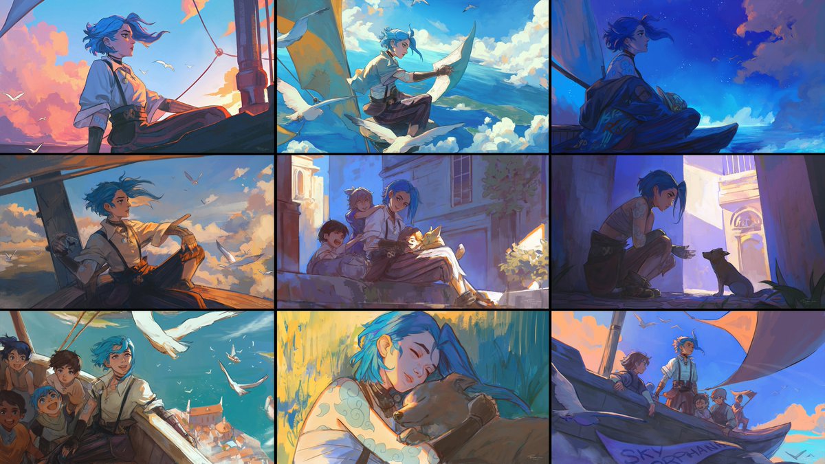 PapayouFR's tweet photo. Good night 💙 
#Arcane https://t.co/X3xJZKZgWl
