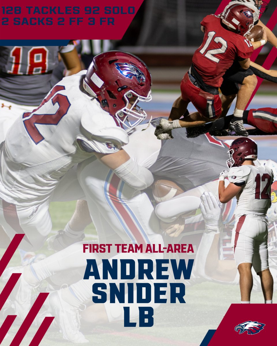 JoplinFootball's tweet photo. These backers go Back to Back, adding All-Area along with All-Conference! Shout out to 

Andrew Snider - LB - First Team @Andrew06143293 
David Bhend - LB - Second Team @mongo_davie 

#RTS #GoEagles #ThePriceToPay https://t.co/Zi7PNOeX0H