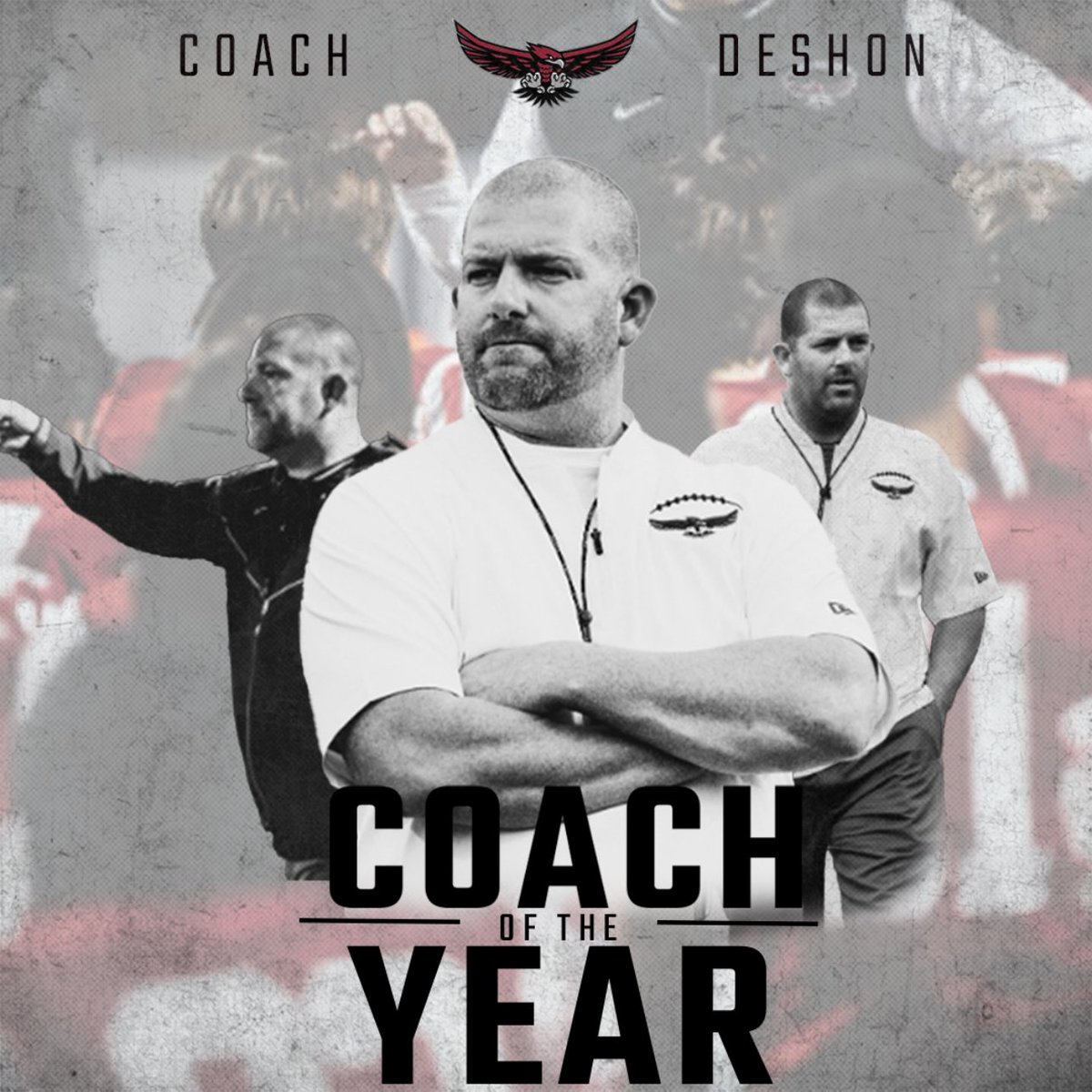 REGION COACH OF THE YEAR! #STP #GGOD 

<a href="/Justin_DeShon/">Justin DeShon</a> <a href="/HgroveFootball/">ℍ𝕚𝕝𝕝𝕘𝕣𝕠𝕧𝕖 ℍ𝕊 𝔽𝕠𝕠𝕥𝕓𝕒𝕝𝕝™️</a> <a href="/hillgrovesports/">Hillgrove Hawks</a>