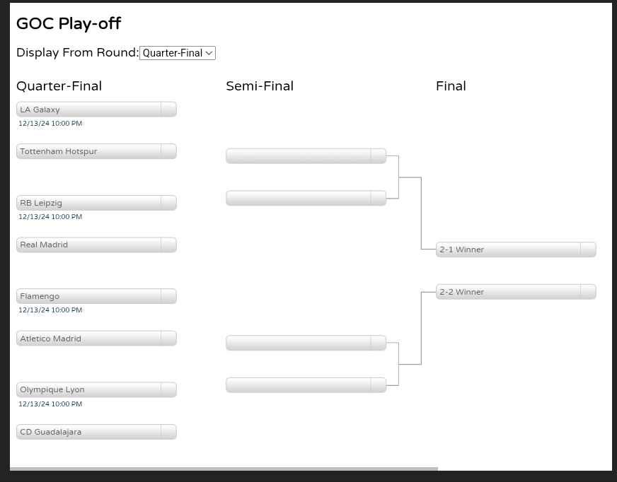 🚨 🚨 🚨 🚨 
🦍 🦍 🦍 🦍 

The #GOC playoffs are set! 

#FCGorillaz are set to face off against <a href="/Flamengo/">FL4MEN9O</a> in the Quarterfinals.

We are locked in and set to make a historic run.

#GoGoGorillaz🦍 🦍