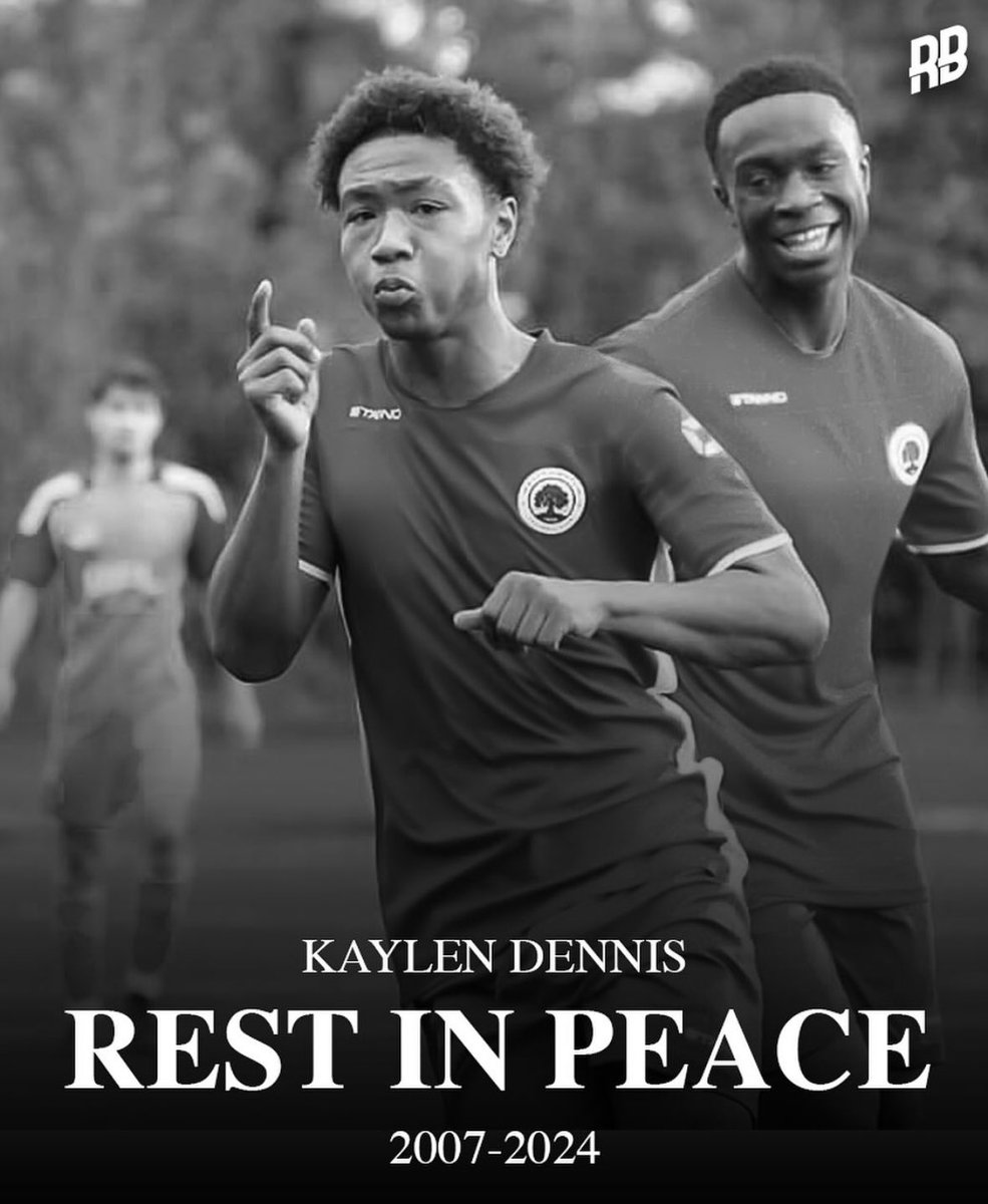 RisingBallers_'s tweet image. Such awful news coming out today... Aspiring footballer Kaylen Dennis sadly passed away during an U18 game for Barnet last night, aged just 17 💔🕊️

Sending prayers to all his family, friends, team mates &amp;amp; loved ones. Taken way too soon. Rhian Brewster is his cousin, and…