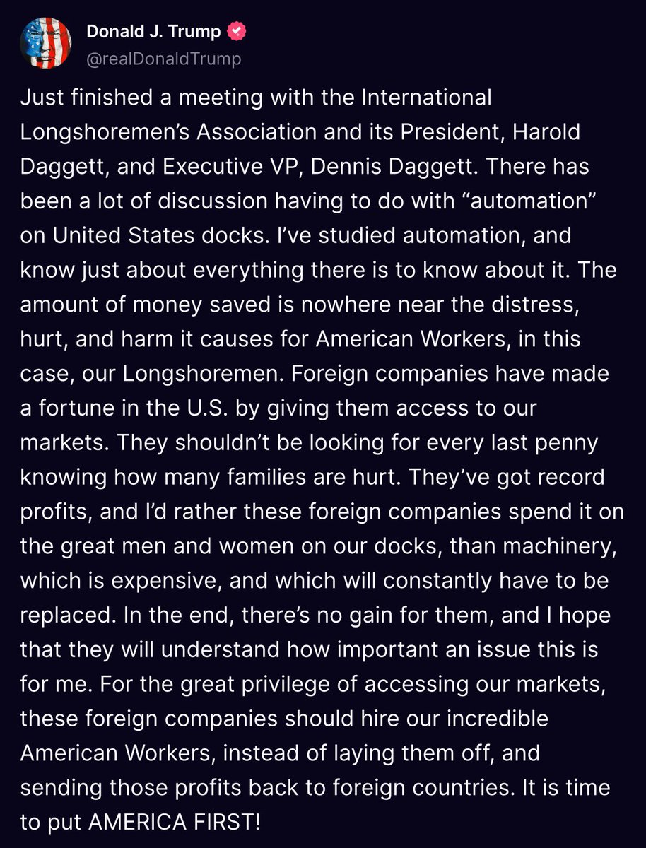 TrumpHQ_'s tweet photo. America First https://t.co/HmaXCUx6xM
