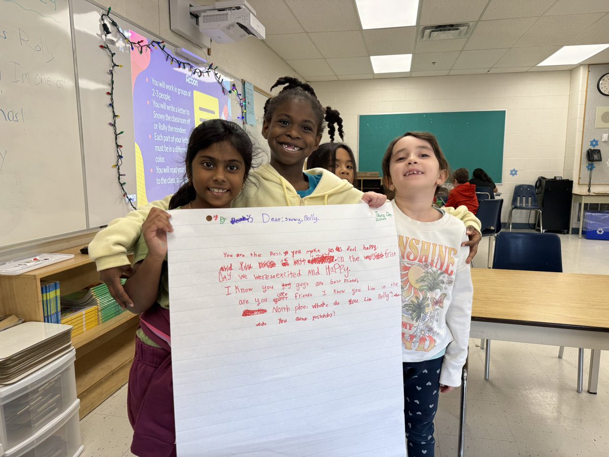 arincunanan's tweet photo. Grade 2/3 students wrote Christmas letters in groups! @StMariaGorett https://t.co/OnJRpuOlxF