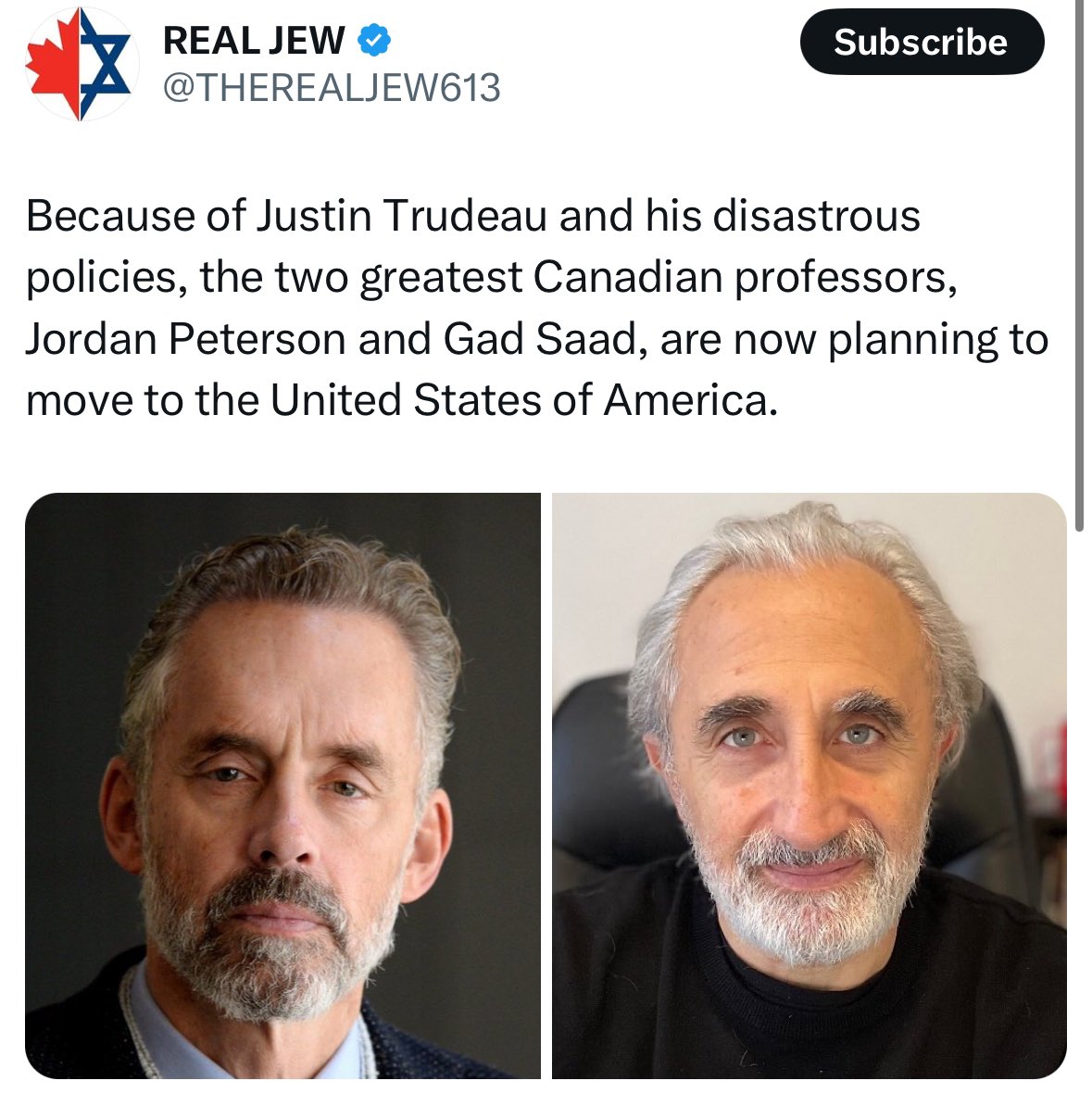 MelissaLMRogers's tweet photo. Canada 🇨🇦 is losing TWO great people because of the absolute failure of the TRUDEAU LIBERAL government. VERY SAD https://t.co/WU5b0Rblbf