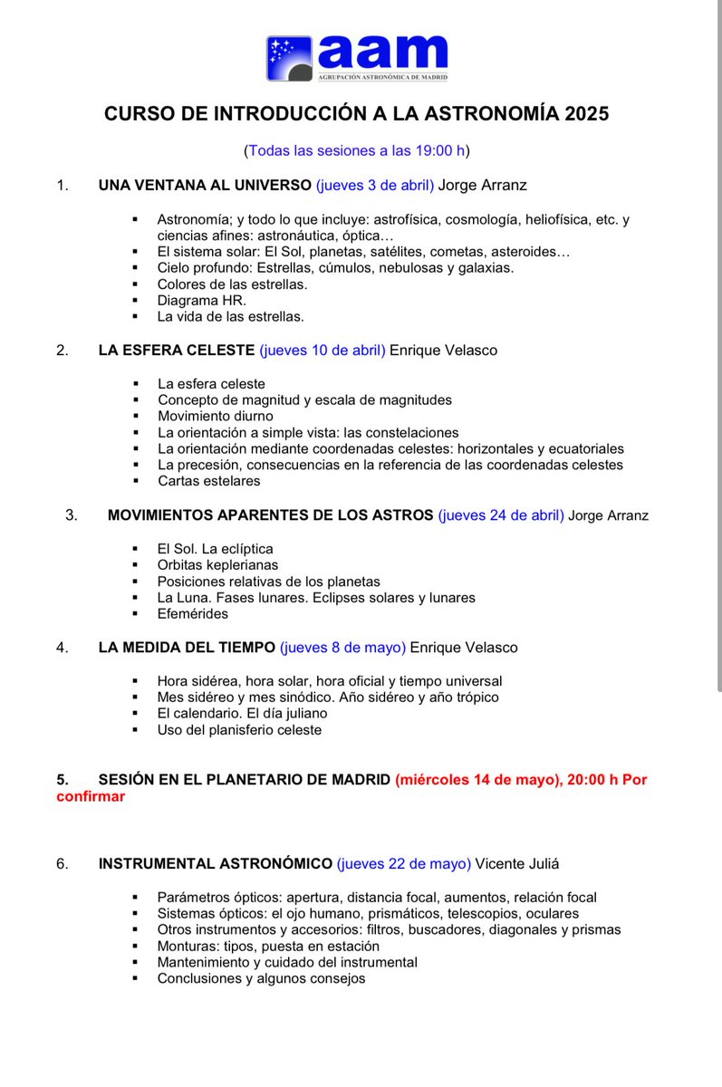 AAM_OFICIAL's tweet photo. Aquí toda la información de nuestro curso!! No os lo perdáis!!! https://t.co/zcdje9xa6H
