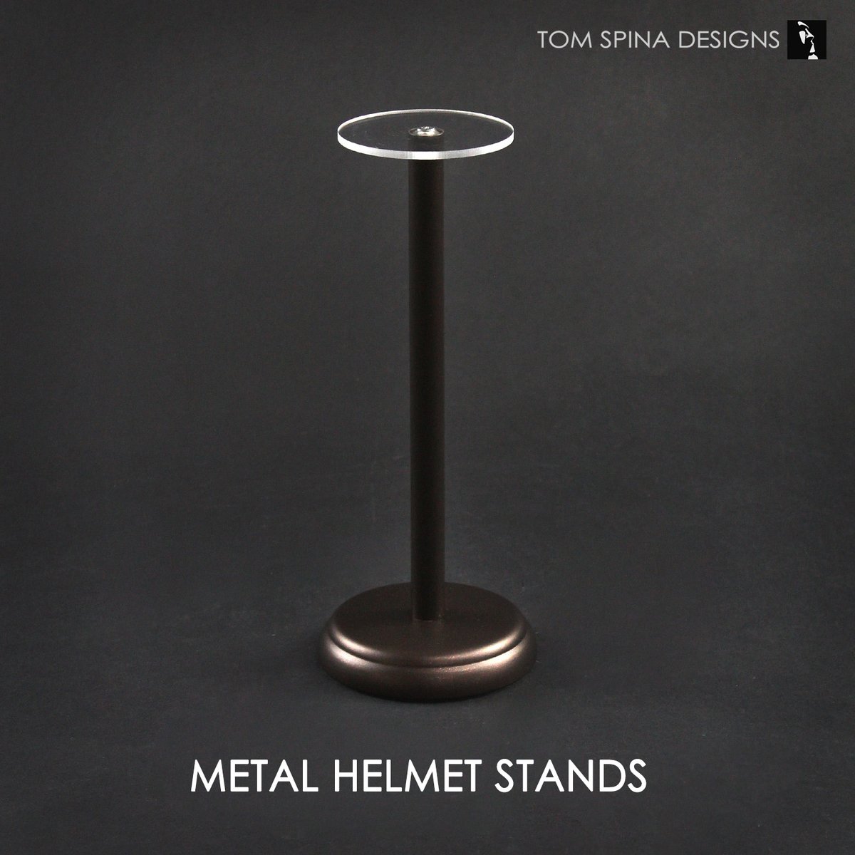 TomSpinaDesigns's tweet photo. Very limited supply of our METAL HELMET STANDS are now in stock and ready to take your collectible helmet, mask, or hat to the next level of display! Shop now: https://t.co/EaObLpD8T0
#display #movieprops #collector #propcollector #helmetstand #TomSpinaDesigns https://t.co/rXoSO88kGJ