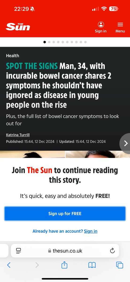 damian_murray's tweet photo. @TheSun I understand you wanting to monetise stories but really… https://t.co/lN8L8hJlSx