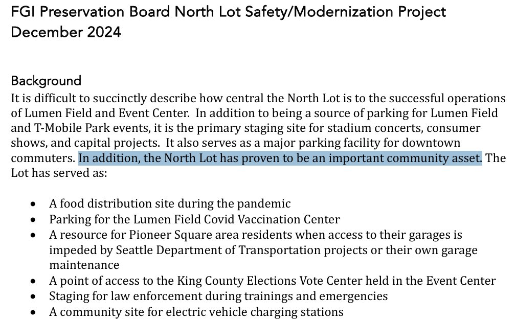 I don't think a massive surface lot in front of our downtown stadium is a "community asset."