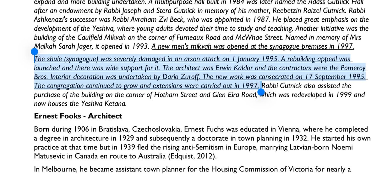 schitzoziris's tweet image. History Never Repeats . Tell #VictoriaPolice Chief Commissioner #ShanePatton it isn’t déjà vu ! 
I knew someone was playing Mind Games and I’d seen that #AdassIsraelSynagogue burnt down in 1995 when I lived not far away ! Probably using the same photos

…files.s3.ap-southeast-2.amazonaws.com/1316/5275/8756…