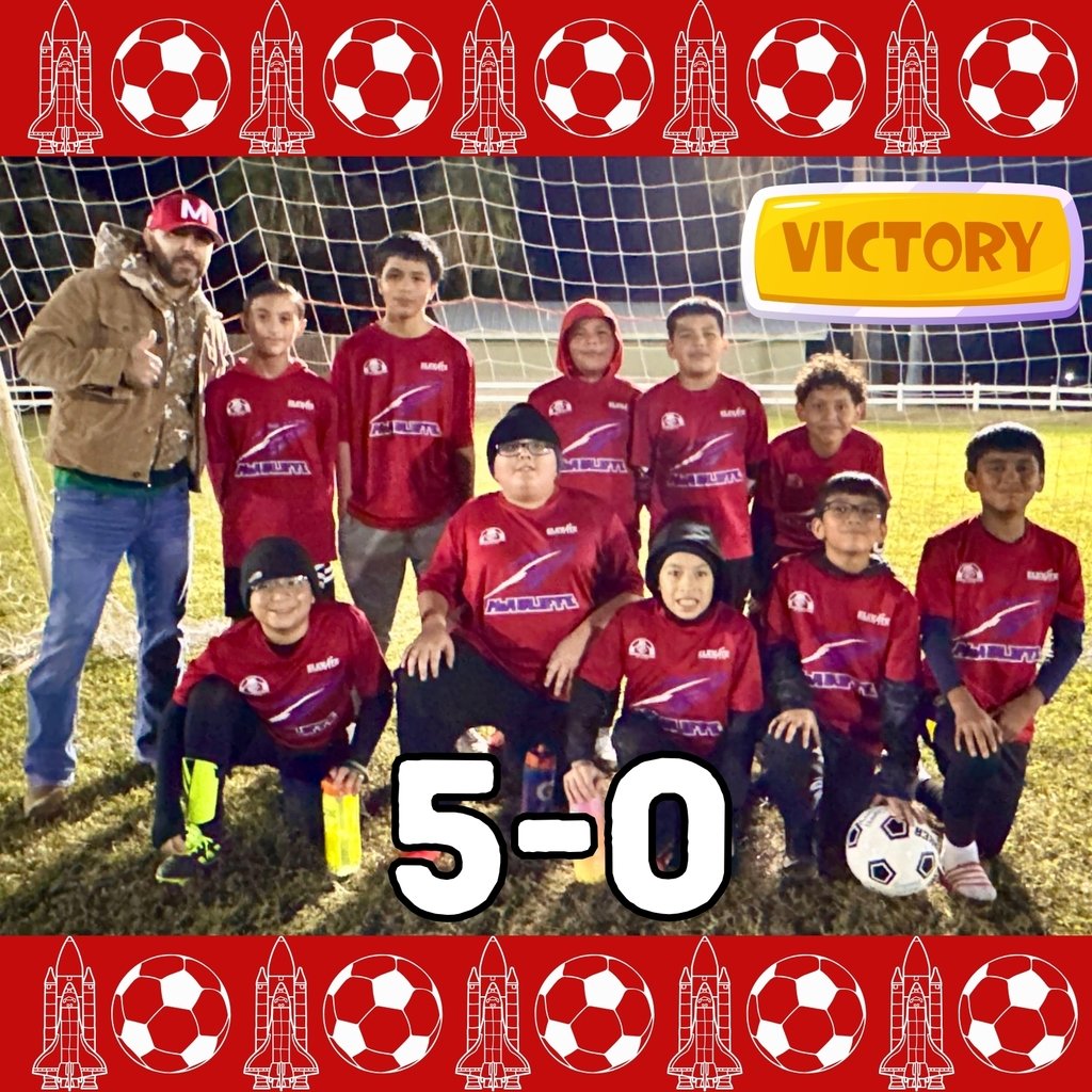 Congratulations to our 5th Grade Elevate soccer team on their incredible 5-0 win last night! 🔥  Keep the momentum going Challengers!  🚀