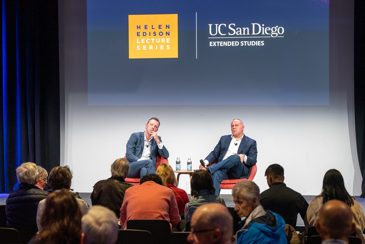 UCSDPark_Market's tweet image. It was an insightful night with #HelenEdisonLectureSeries guest @Madrid_Mike at @UCSDPark_Market last week. Thank you for being part of this vital conversation on political engagement! Check out @UCSanDiego Today&apos;s article on this event &amp;gt;&amp;gt; bit.ly/3BnPZZi #UCSanDiego