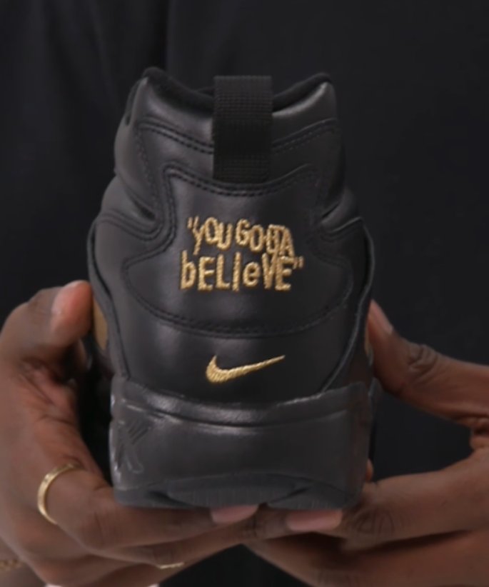 nike black and gold outfit