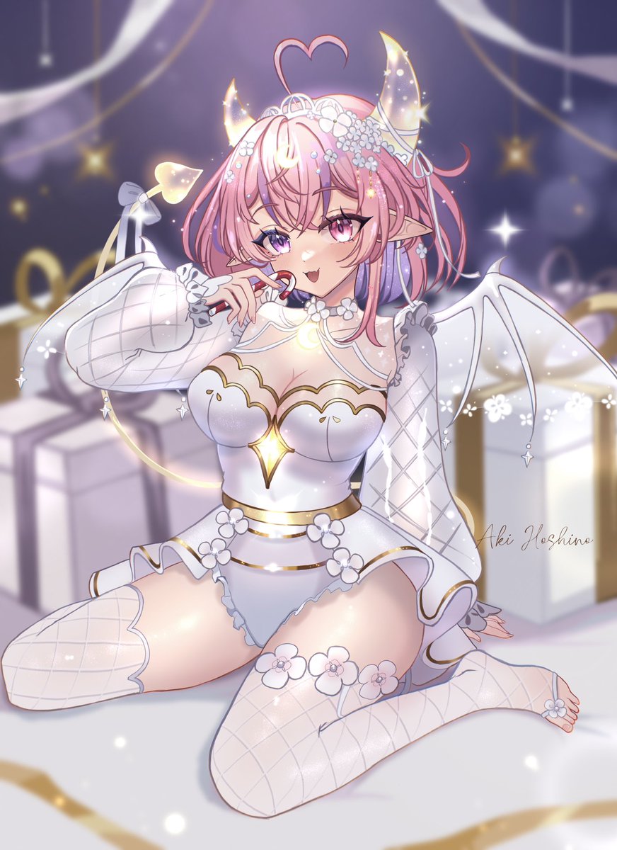 Aki_Hoshino_'s tweet photo. ⋆𐙚₊˚⊹♡ Christmas @ironmouse 

#ironmouseart https://t.co/0Qr8ry2no3