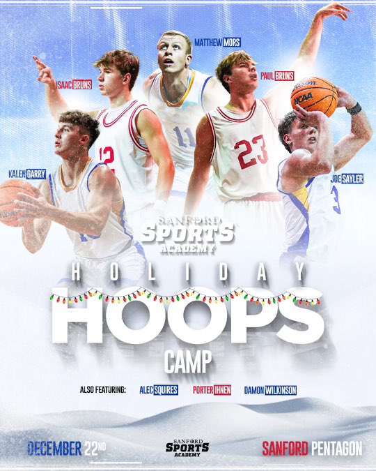 Kalen Garry (@kalen_garry) on Twitter photo I am looking forward to working with all the talented young athletes at the Holiday Hoops Camp and help take their game to the next level! Make sure to sign up to have a fun camp with us college athletes!
sanfordsports.com/events/holidayβ¦
<a href="/sanfordhoops_sf/">Sanford Sports Academy - Basketball SF</a>
#SanfordSports I am looking forward to working with all the talented young athletes at the Holiday Hoops Camp and help take their game to the next level! Make sure to sign up to have a fun camp with us college athletes!
sanfordsports.com/events/holidayβ¦
<a href="/sanfordhoops_sf/">Sanford Sports Academy - Basketball SF</a>
#SanfordSports