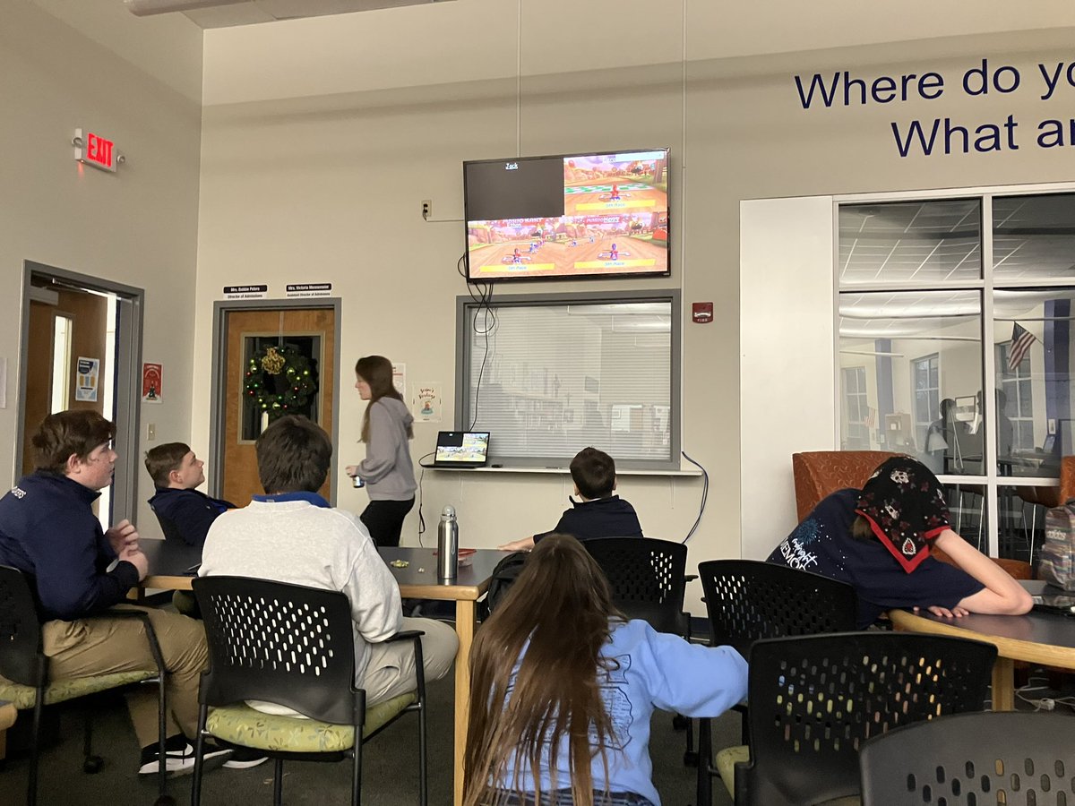 Up 17 coins heading into the final race.  Jack, Kieran, Ethan and Henry about to get started.  Ice, Ice Outpost is the track.