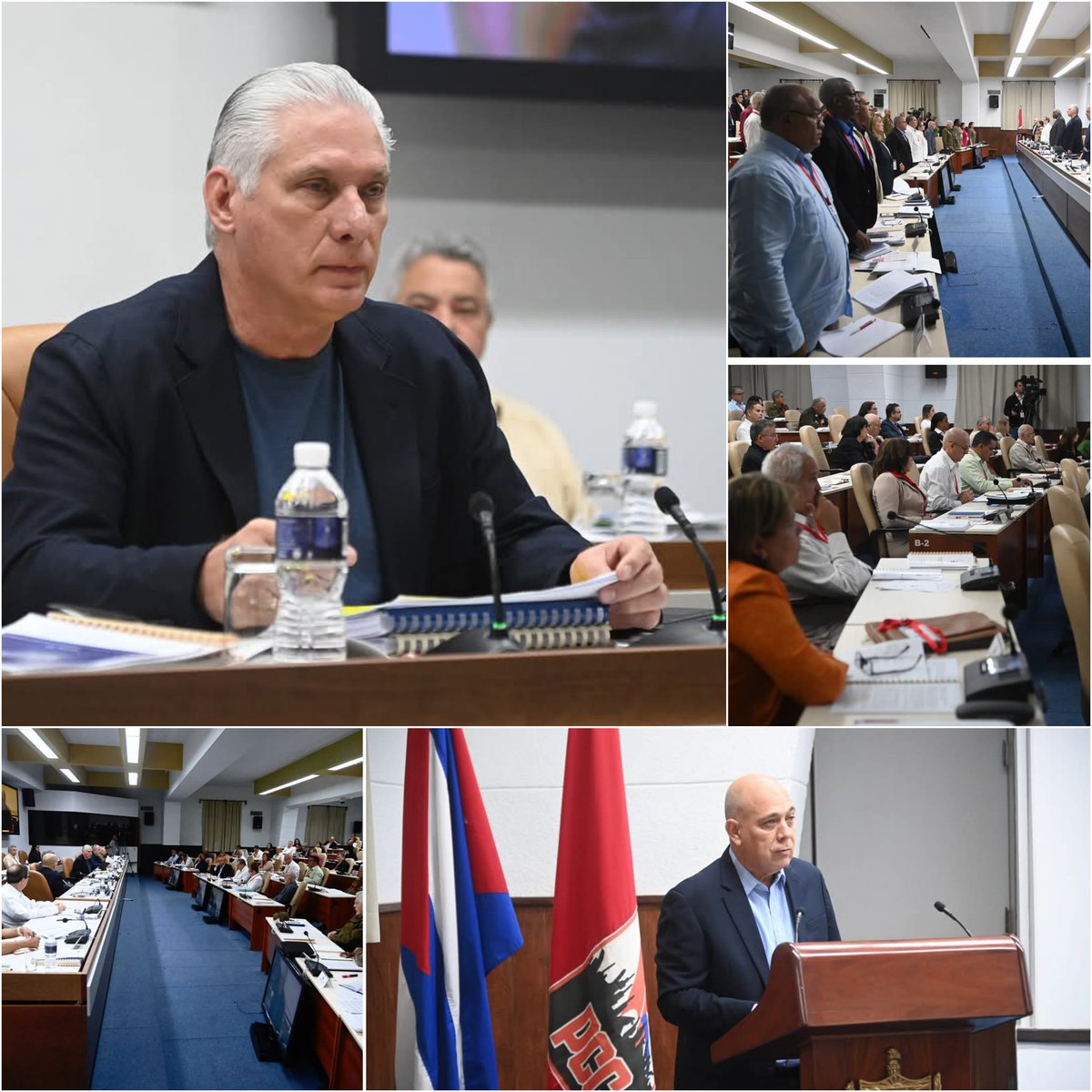 Inició hoy el IX Pleno del Comité Central del Partido Comunista de Cuba, encabezado por nuestro primer secretario y presidente de la República, Miguel Díaz-Canel Bermúdez. #LatirAvileño #SinPerderUnDía <a href="/DrRobertoMOjeda/">Dr. Roberto Morales Ojeda</a> <a href="/DiazCanelB/">Miguel Díaz-Canel Bermúdez</a> <a href="/JHGcasanova/">julio Heriberto Gómez Casanova</a>