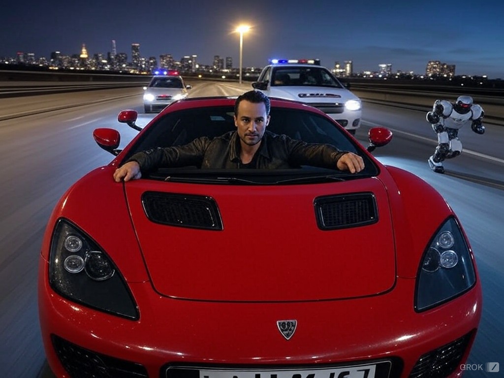 IneedaRX7's tweet photo. Je cite : "Pascal le grand Frère en excès de vitesse sur le périph poursuivi par la police par des robots"

Quel chad ce mec https://t.co/ZZFQ58HlXj