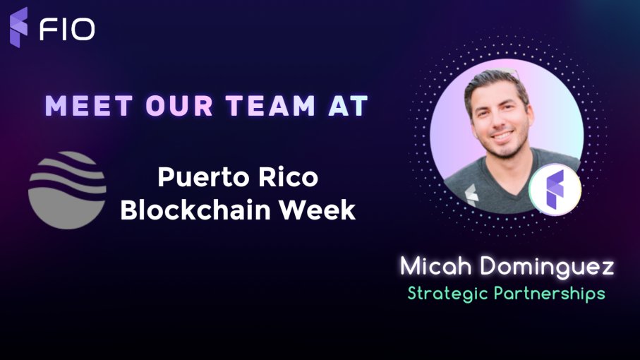 joinFIO's tweet photo. Connect with @micah_dominguez, Strategic Partnerships at FIO, at #prblockchainweek in Puerto Rico!🇵🇷
Learn more about the events👇
https://t.co/J7RTcztj4A https://t.co/PjzQpMWXzj