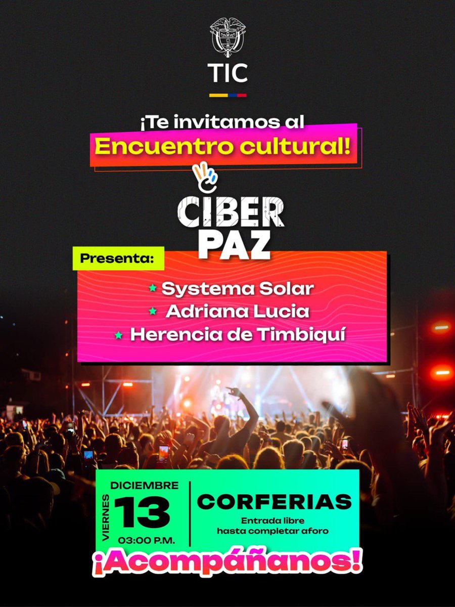 SoyPaoEcheverry's tweet image. Nos vemos en Corferias con #CiberPaz