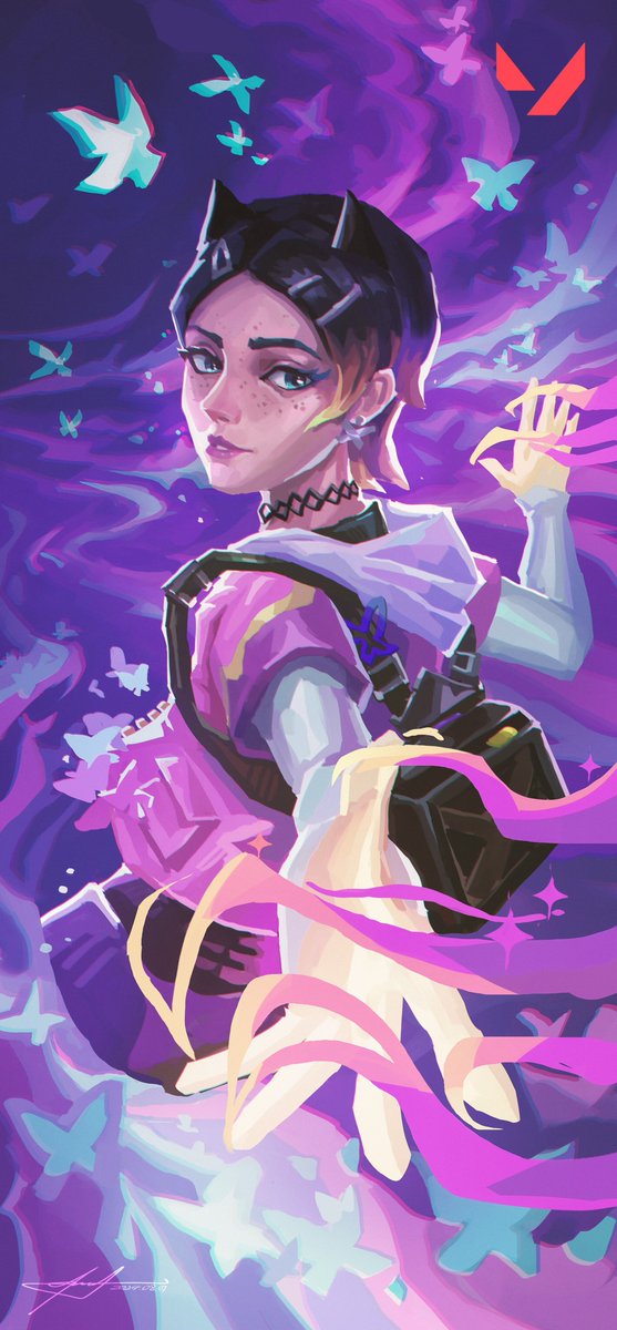 anime_daily's tweet photo. VALORANT player card design https://t.co/DpJ1V418t9