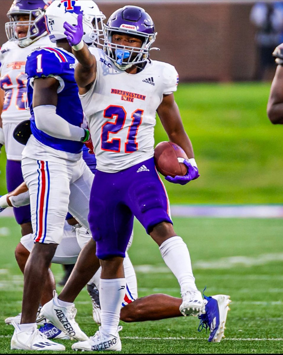 I am blessed to receive another D1 offer to Northwestern State University 🟣🟠<a href="/Metcalf79/">Terrence “Bigcat” Metcalf</a> <a href="/DMNR_6/">Devin Rockette</a> <a href="/Ski_Axel/">Coach Ski Axel</a> <a href="/JUCOFFrenzy/">JUCO Football Frenzy</a> <a href="/JuCoFootballACE/">JuCo Football Forer</a> <a href="/MSJUCOREPORT/">MS JUCO FOOTBALL™️</a>