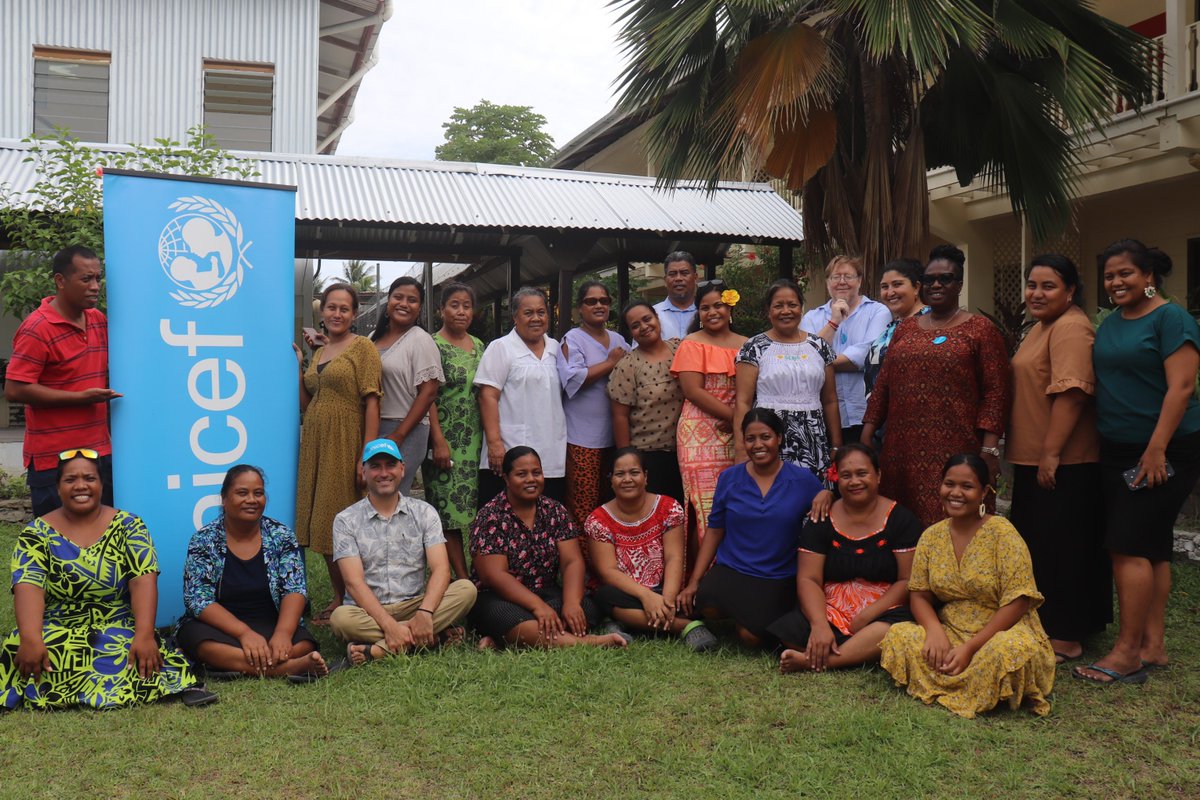 These child counsellors in Kiribati have just completed an intensive training on mental health &amp; psychosocial support.

Supported by UNICEF, the 🇰🇮 Government is strengthening the capacity of those working directly w/ children to ensure they receive the care &amp; support they need.