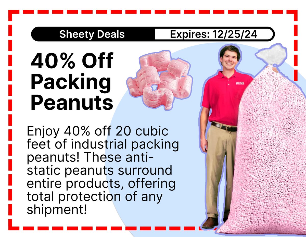 Another amazing deal! 📦🥜

ETH Address: 0x3E800d2f0408FE92208F61F61447a4B7a61B477A   Requirement: Any Sheet Head 
Expiration Date: December 25th, 2024  
Max Claims: 5
Limit: 1 Per Holder