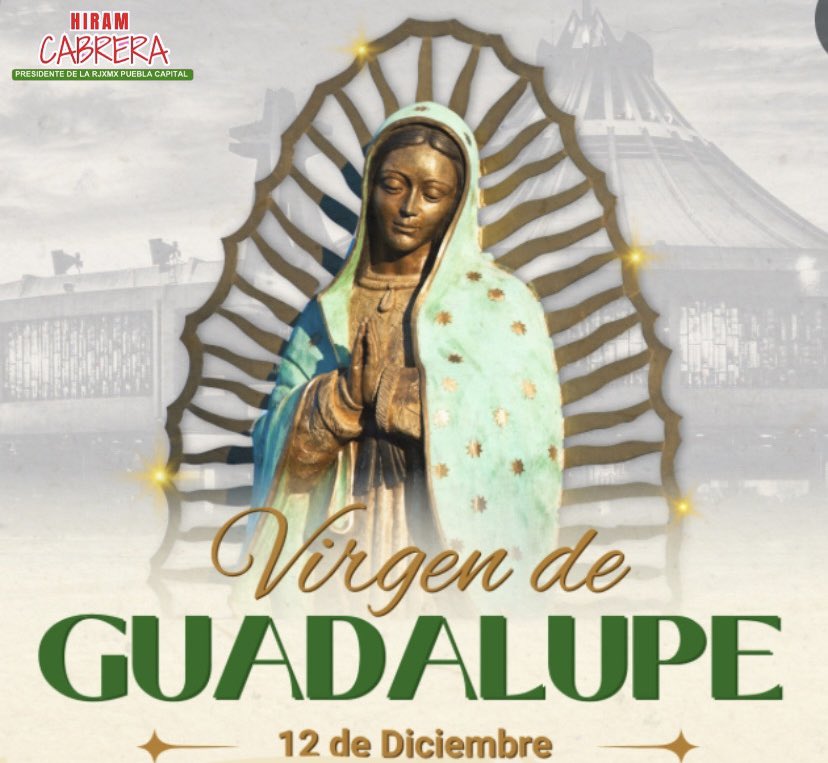 HiramCabreraGo1's tweet photo. 💐| Hoy celebramos con #FeyDevocion a la madre de todos los #mexicanos, a la Virgen de Guadalupe con su amor y protección da un mensaje de #paz y #Unidad para todo el pueblo de México. 🇲🇽
¡Que viva nuestra santa madre María de Guadalupe! 🙏🏽🕊️ https://t.co/LFQGofbleS