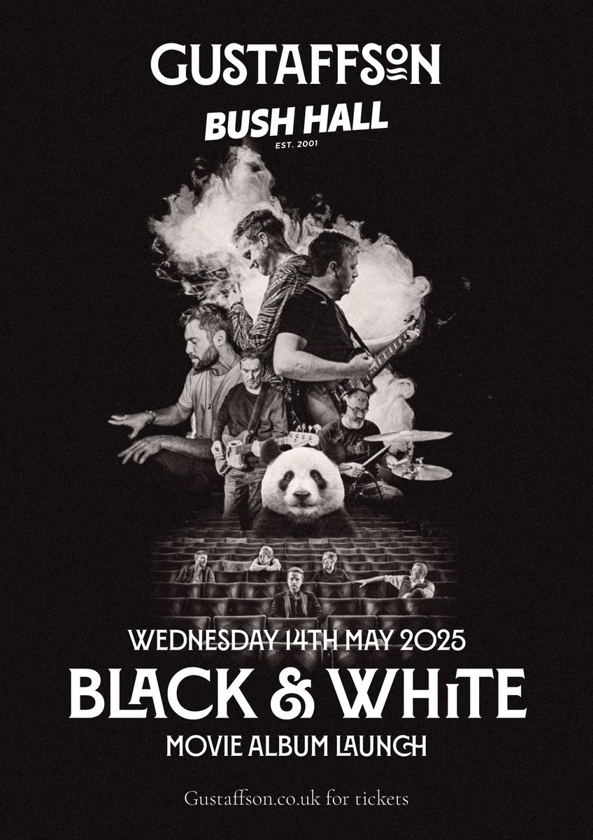Tickets are on sale now for our very special album launch show at London’s legendary Bush Hall. The evening will feature exclusive screenings of original Gustaffson films, and some exciting surprise guests (to be revealed soon).

Get your tickets here: alttickets.com/gustaffson-tic…