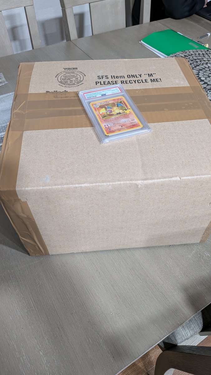 Overkill on the size of packaging for the shipping of one PSA Graded  Pokemon card from GameStop