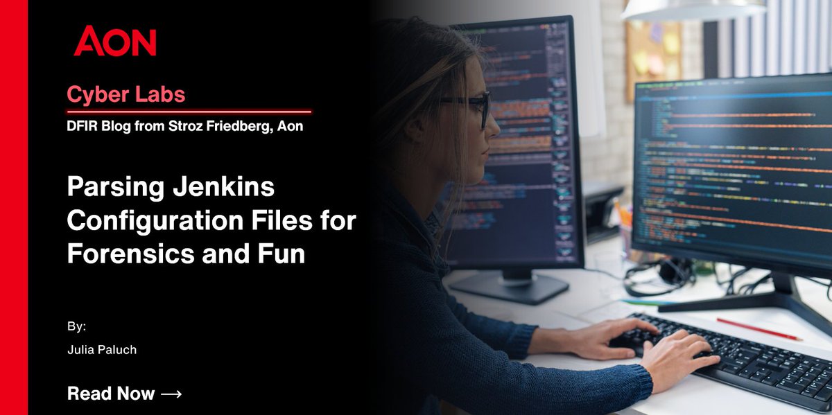 Stroz Friedberg has released a Python script that processes Jenkins job and plugin configurations, extracting key attributes into a CSV file to help identify suspicious activity.

Read more here: aon.com/en/insights/cy…

GitHub link: github.com/strozfriedberg…

#Aon #StrozFriedberg
